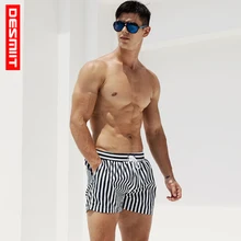 summer Men Striped Swim Briefs Bikini Hot Swimwear Male surfing board shorts Swimming Boxer Shorts Trunks Surf Board shorts