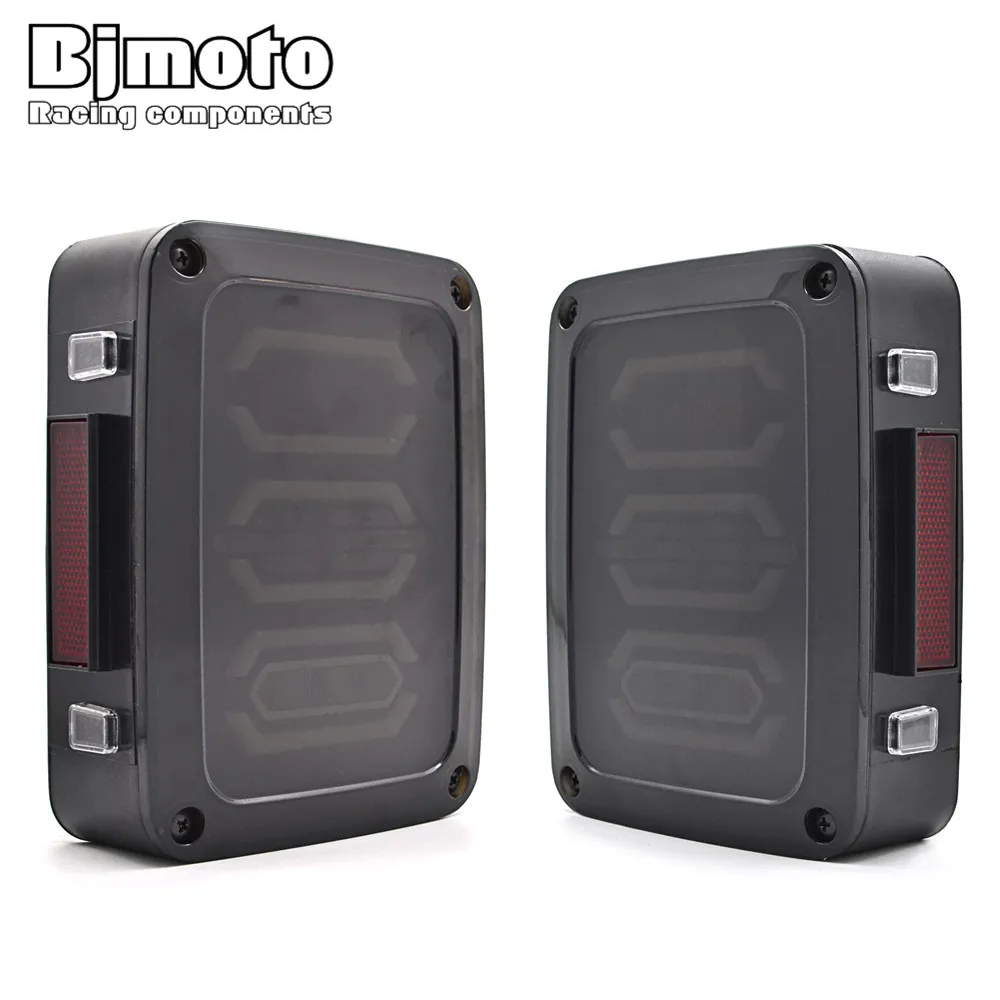 

BJMOTO Jk Car Taillight Auto LED Tail Light With Brake Turning Reverse Lights For Jeep Wrangler 07-16 Europe/US Type