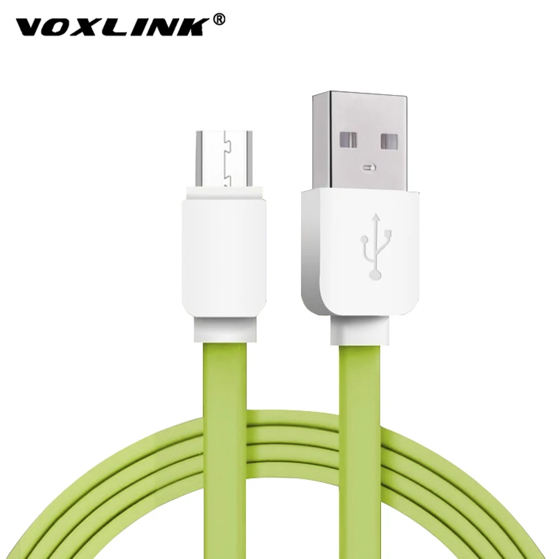 VOXLINK المصغّر usb كابل سريع شحن مايكرو كابل بيانات ل سامسونج/xiaomi/lenovo/huawei/HTC/LG/ meizu شاحن هاتف محمول يعمل بنظام تشغيل أندرويد كابلات