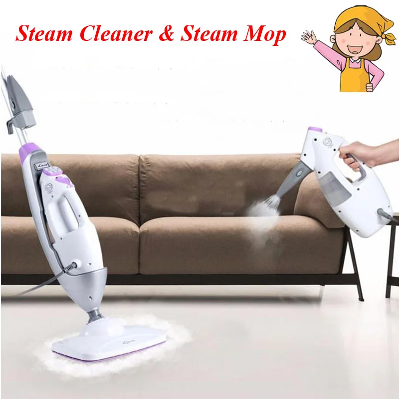 

Handheld Steam Cleaner and Steam Mop Combo Comprehensive Decontamination Sterilization with 340ml Water Tank Capacity 7688M