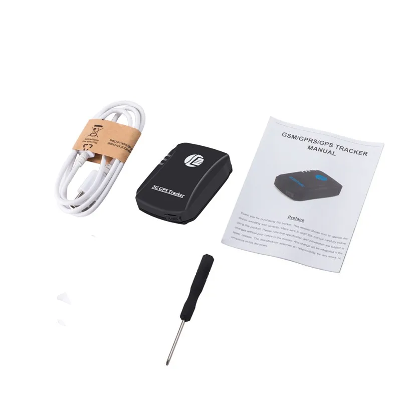 

2018 3G GPS Locator Tracker Pets Kids Elderly Tracking Device 14 days Standby Time U - blox 7020 GPS Chip Locator EU US Charger