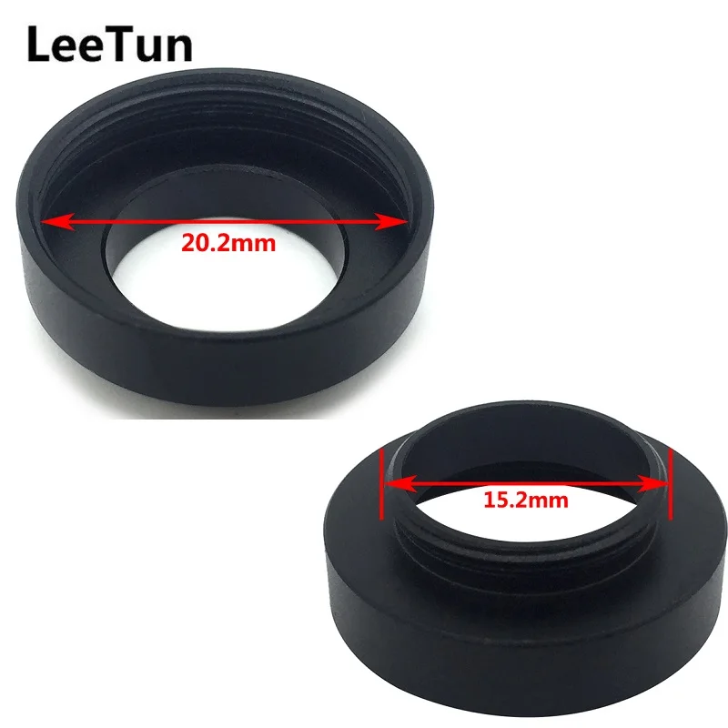 LeeTun Microscope Objective Lens Adapter Female Thread 20.2 mm to Male