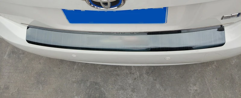 Нержавеющая сталь задний бампер брюки-карго шаг подоконник Защитная крышка планки для Toyota Prius ZVW30 2010 2011 2012 2013