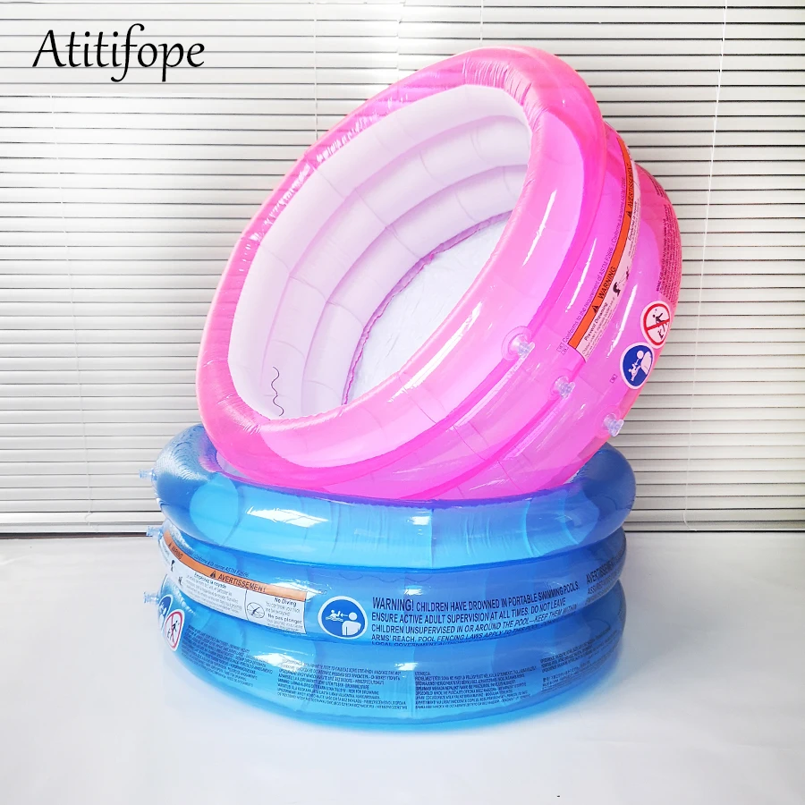 Крытый и открытый пластиковый надувной бассейн для ванной, детский бассейн, надувной детский бассейн, розовый и синий Летний Водяной игровой игрушки