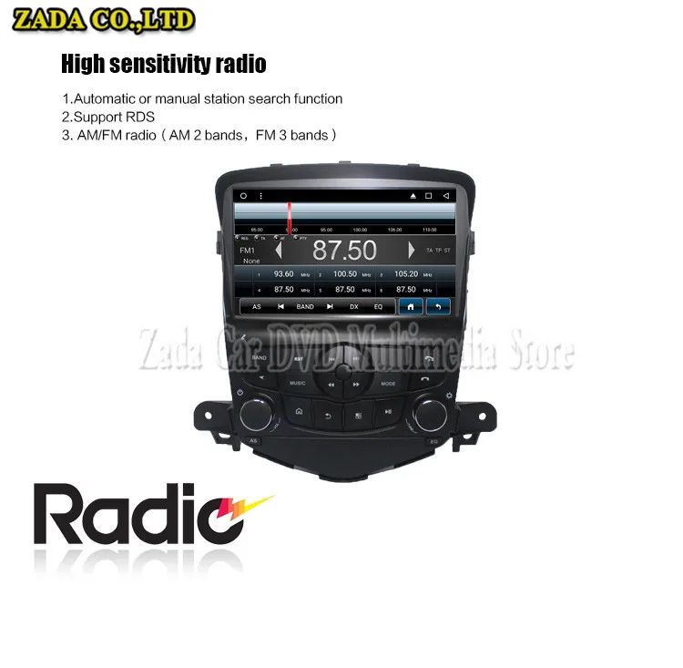 Top NaviTopia 9inch Octa Core Android 8.1 Car DVD Player For Chevrolet Cruze 2009 2010 2011 2012 2013 2014 Car GPS Navigation 20