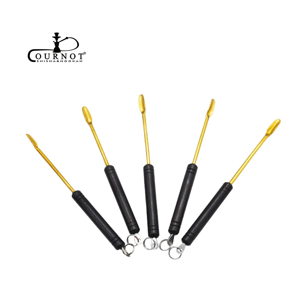 

6pcs Shovel Shape 95MM Metal Spoon Sniffer Snorter Powder Hoover Hooter Snuff Snorter Tobacco Pipe Shovel Accessories