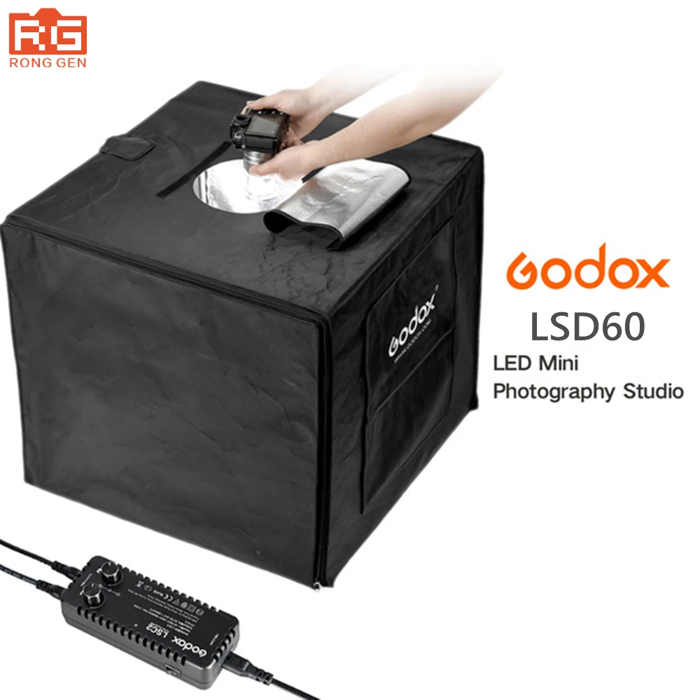 Godox LSD60 60*60 см 40 Вт светодиодный софтбокс для фотостудии световой тент + адаптер