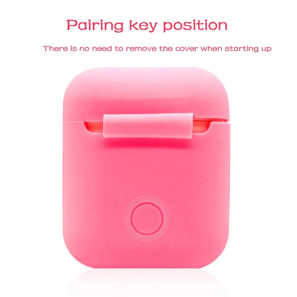 Earphone Case For AirPods Protect Box For Apple EarPods Silicone Cases Cover Protective Skin for Apple Airpod Charging Case#L25