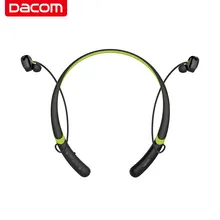 DACOM L02, двойные драйверы, шейные наушники для бега, Bluetooth, 4,1, IPX5, водонепроницаемые, стерео, CVC, с шумоподавлением, беспроводные наушники