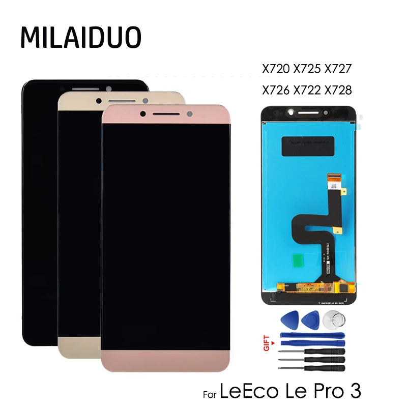 Kopen Lcd Display Voor Leeco Le Pro 3X720X725X727X726X722X728 Touch screen Digitizer Lcd Voor Letv X720 Vergadering Vervanging + Gereedschap