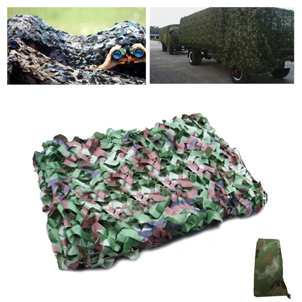 

4 Size & 3 Colors Outdoor Military Camouflage Net Army Camo Net Tent Hunting Blinds Netting Cover Conceal Drop Net