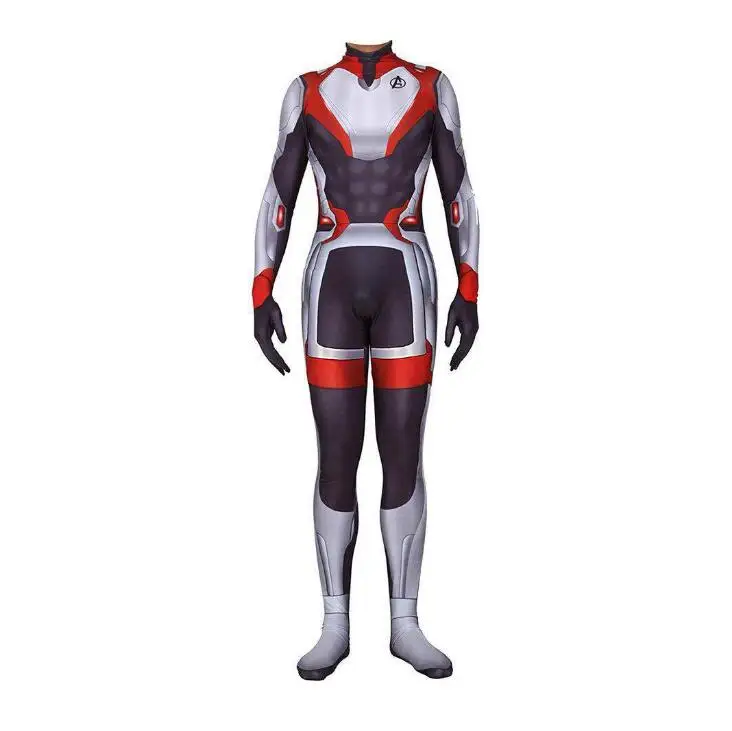 Avengers Endgame Quantum Realm Cosplay Costume Superhero Zentai Bodysuit One-Piece Suit Adults Unisex Jumpsuits Free Shipping
