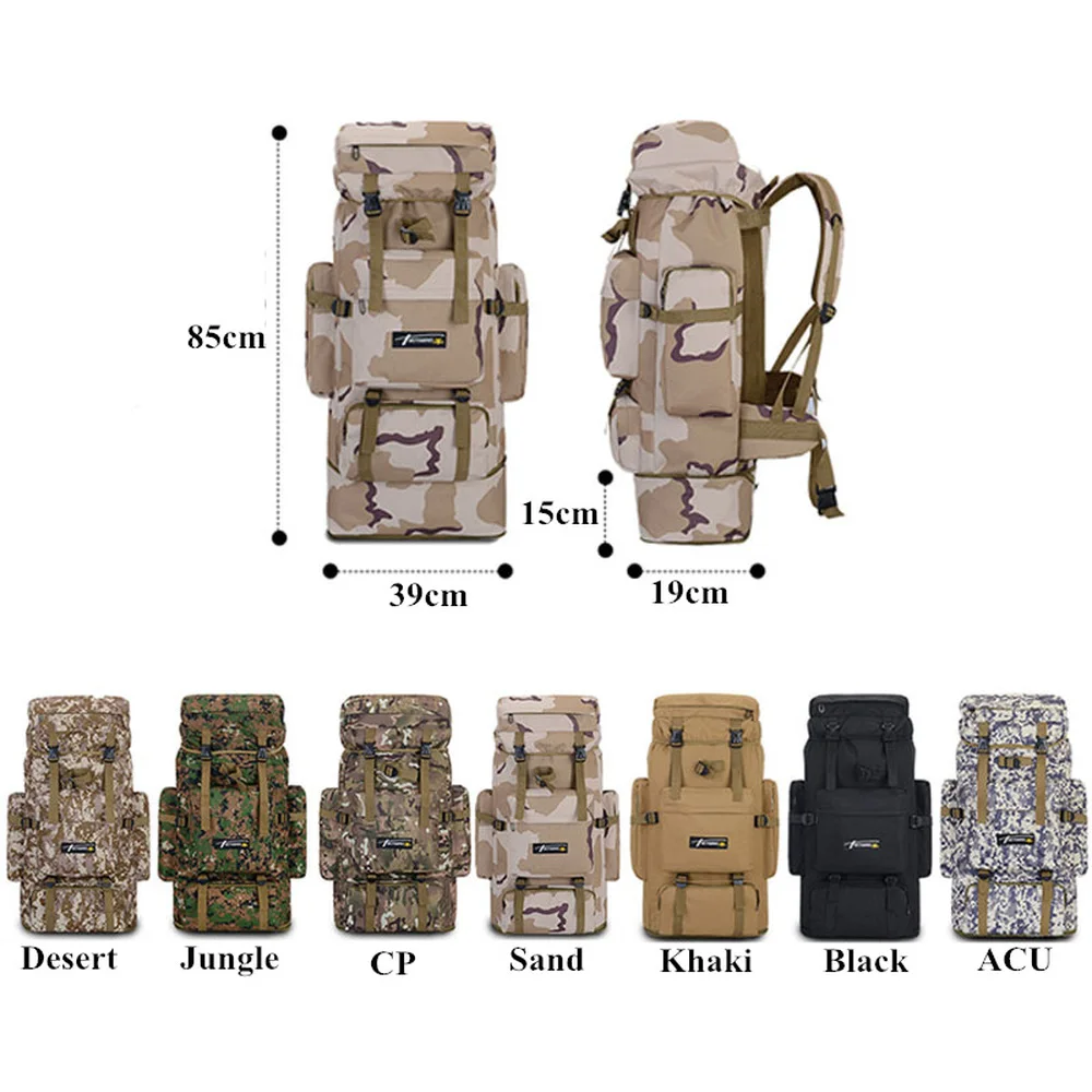 85L Outdoor Large Tactical Bag Military Backpack Mountaineering Men Travel Outdoor Sport Bags Molle Hunting Camping Rucksack 85L Outdoor Large Tactical Bag Military Backpack Mountaineering Men Travel Outdoor Sport Bags Molle Hunting Camping Rucksack