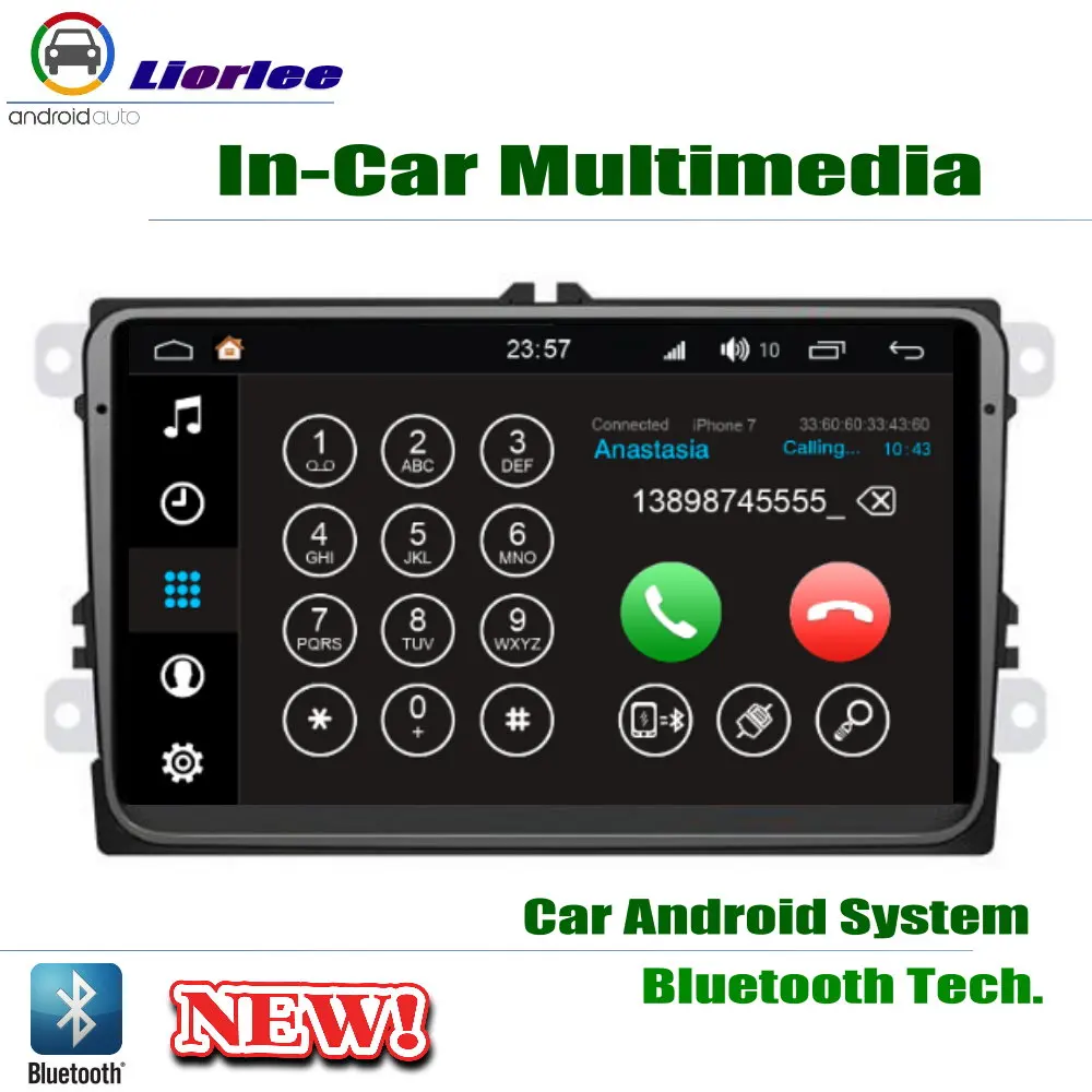 Top Carplayer Android System Core A53 PX5 9" HD IPS LCD Screen For Volkwasgen VW Eos 2006~2015 Radio Player GPS Navi Multimedia 5