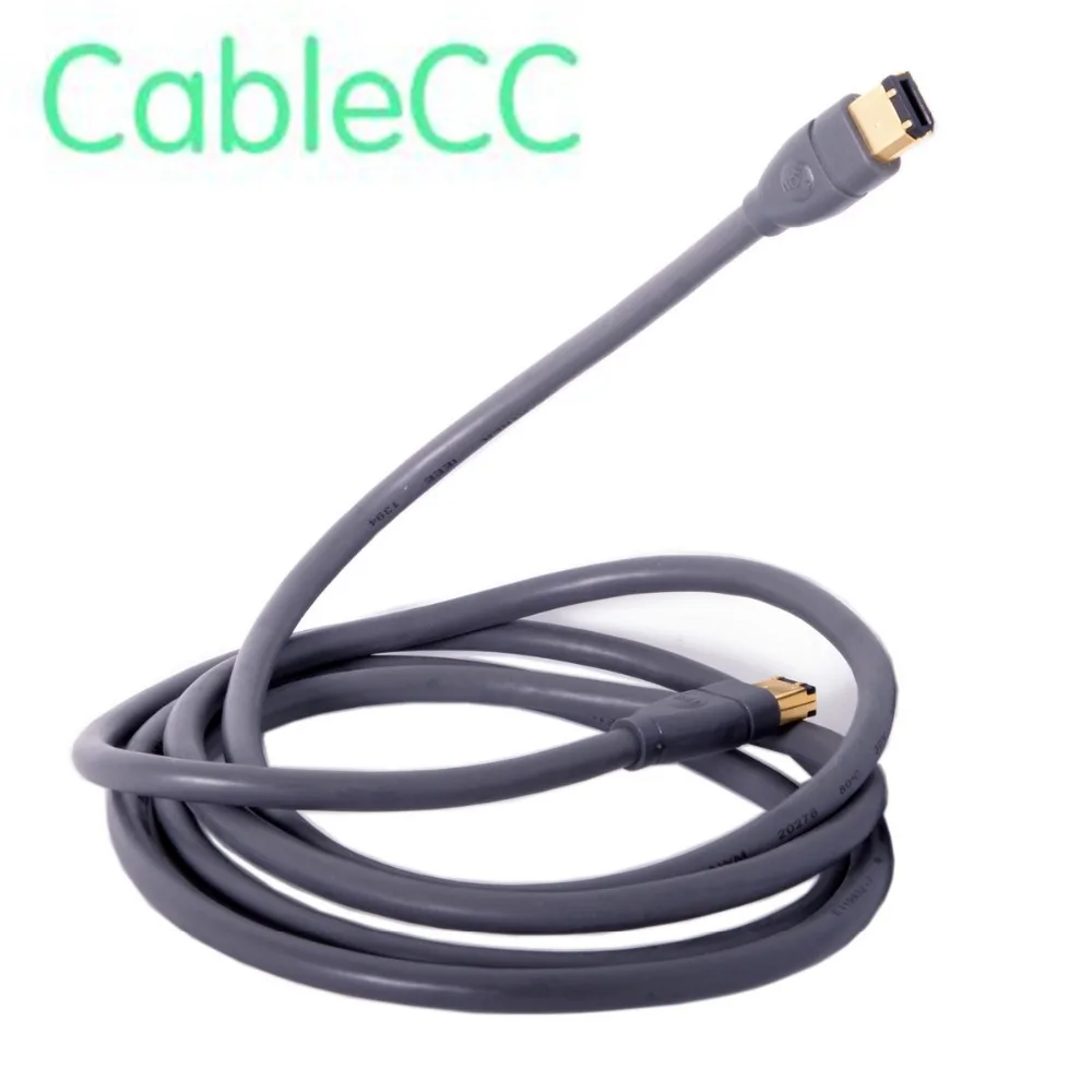 

6 PIN to 6PIN FireWire 400 - FireWire 400 6-6 ilink Cable IEEE 1394 1.8m Black