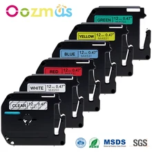 Oozmas 6pcs MK131 P touch Tape 12mm Compatible for Brother Label Printer Ribbon M-K131 M-K231 M-K431 M-K531 M-K631 M-K731 M Tag Oozmas 6pcs MK131 P touch Tape 12mm Compatible for Brother Label Printer Ribbon M-K131 M-K231 M-K431 M-K531 M-K631 M-K731 M Tag