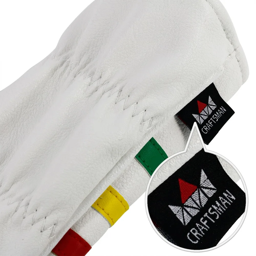 شحن مجاني حرفي الغولف غطاء الرأس الخشب غطاء بو الجلود نادي الغولف Headcovers الخشب رئيس يغطي ل #1 # F # H