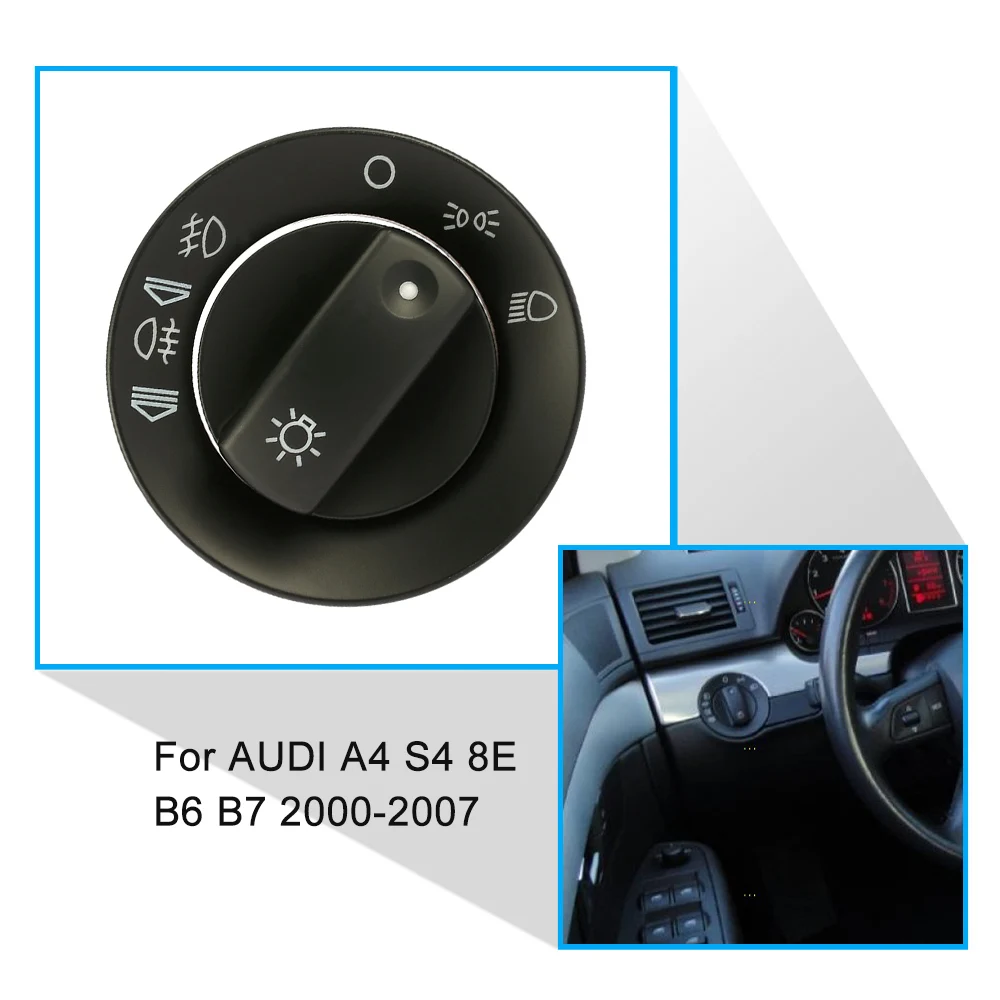 Kit Riparazione Faro Kit Riparazione Interruttore Luci Audi A4/S4 B6/B7 - Ricambio OE 8E0941531 | Copertura Interruttore Fari Copertura Rocker Nero - Foto 9