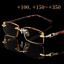 Анти-УФ резаным резки дальнозоркость для чтения очки Для мужчин квадратные очки при дальнозоркости пресбиопии для чтения модные очки при дальнозоркости