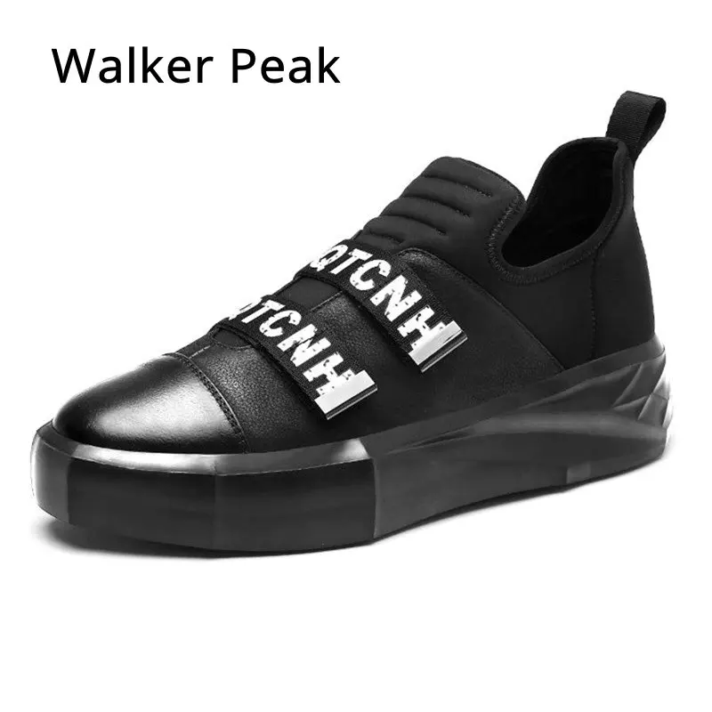 

Fashion 2018 casual shoes men Autumn Winter Genuine Leather Men's Shoes Slip on Loafers modis Sneakers baskets homme ultra shoes