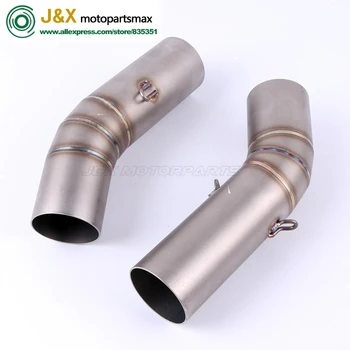 

free shipping Motorcycle Exhaust middle LINK pipe for DUCATI 696 2008-2014 796 795 2010-2014 or DUCATI 848