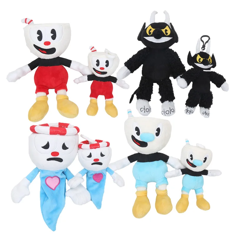 Игра Cuphead & Mugman 15 28 см плюшевая игрушка Mecup And Brocup злого босса легендарная мягкая