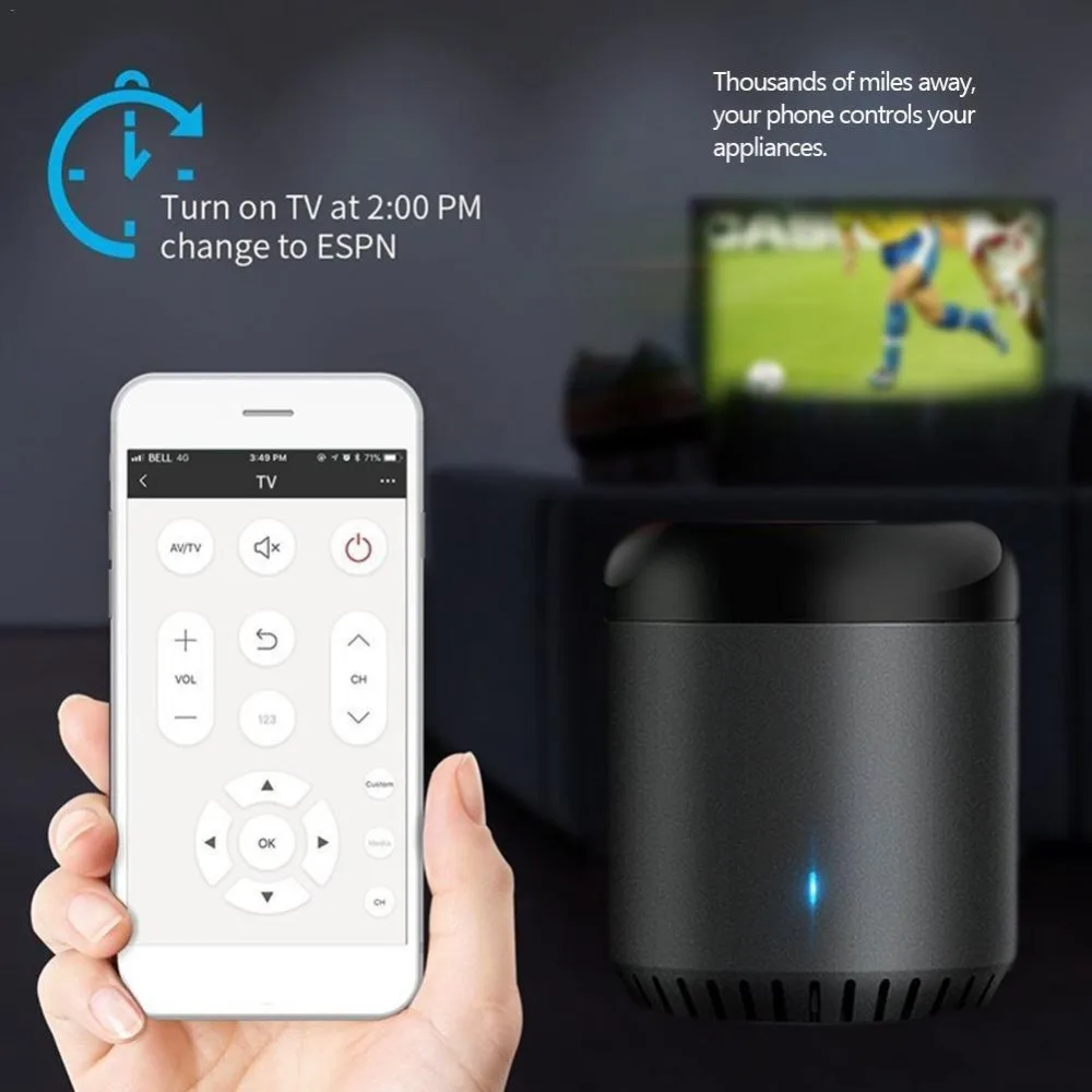 Broadlink умный дом RMPro + RMMINI3 управление ler работает для Alexa Google Home WiFi IR RF 4G Domotica