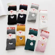 Winter Girls Pants Toddler Girls Knitted Pantyhose Warm Baby Girls Tights Multi Colors Baby Girl Stocking For 2-10 Y girls pantyhose baby tights knitted cotton baby stocking panty girl kid toddler tights pants children s clothing collant fille