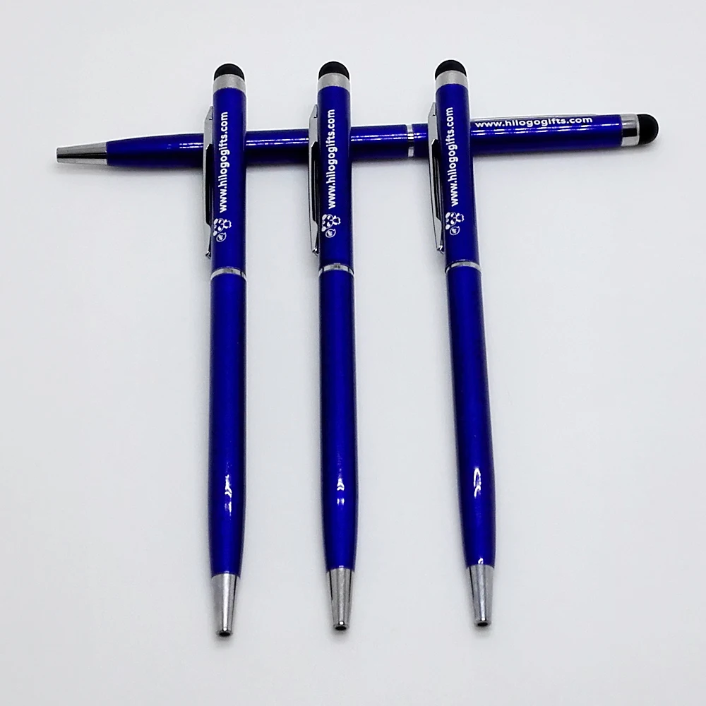 

Blue pen red pen for wedding or company party Stylus giveaways custom print with my company logo brand and text words