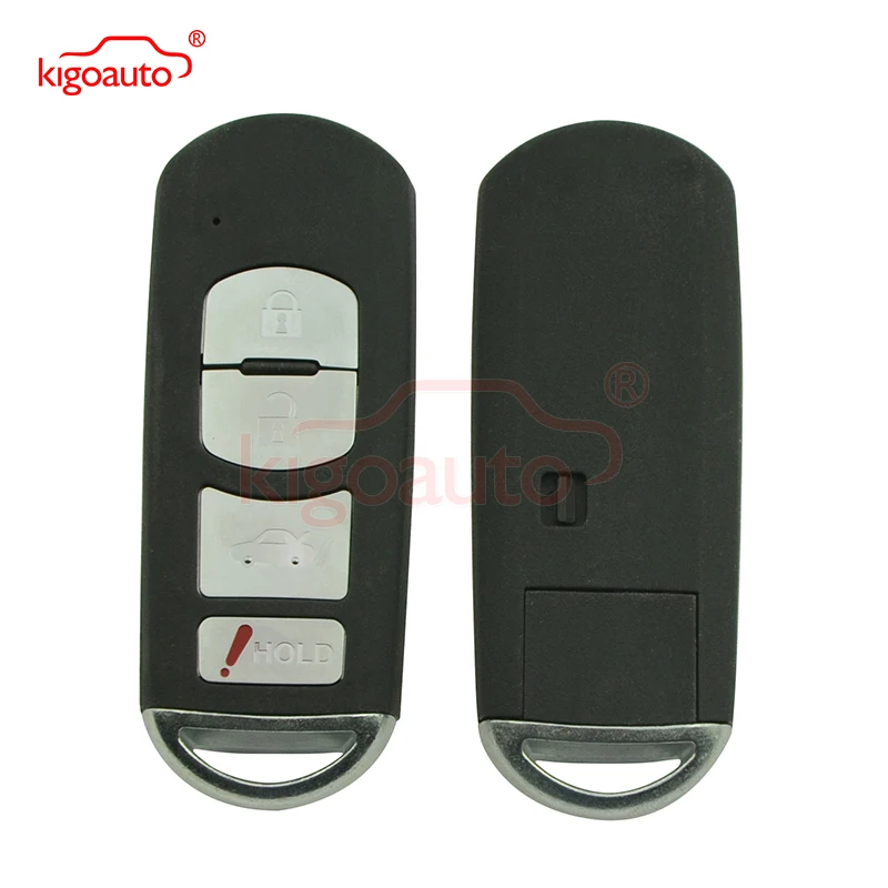 Чехол для смарт ключа WAZSKE13D01 с 4 кнопками Mazda CX 5 2013 2014 kigoauto|buttons buttons|button 4button case |
