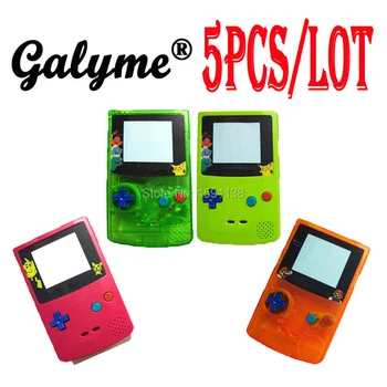 

5pcs/lot New Sale Multi-Color Repair Housing Plastic Cover for GameBoyColorGBC Housing Case Pack Game Console Boy Color Shell