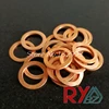 Copper Flat Washer M16 Seal Gasket inner diameter 16mm Sealing Ring Thin Sheet T3 Red copper washer ► Photo 2/6