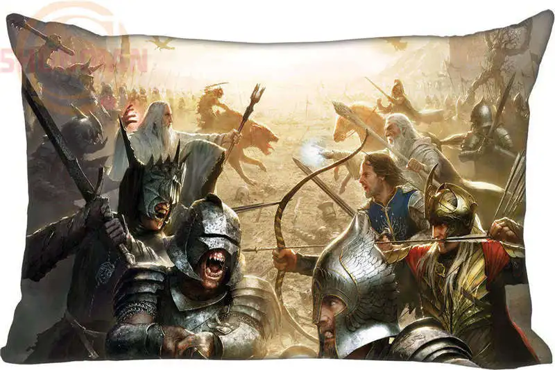 

Hot The Lord of the Rings &5 Rectangle Pillowcase zipper Classic boutique Custom Pillow Case