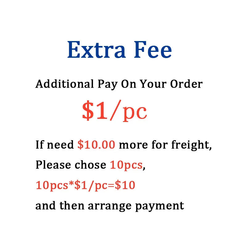 

Extra Fee
