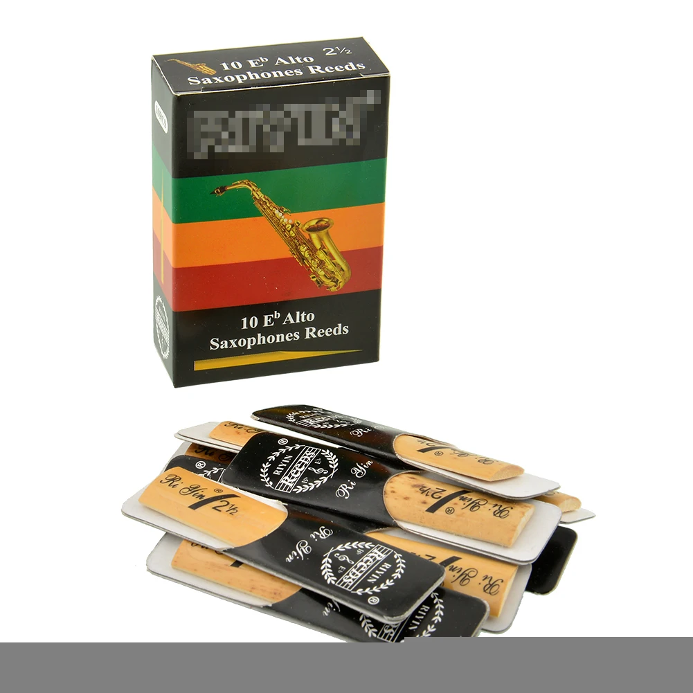 SEWS Hot 10pcs Classic Alto Sax Reeds Reed For Riyin Saxophone 2 5 Strength 2 1