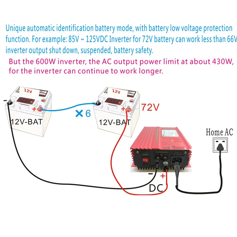 600w 72v battery