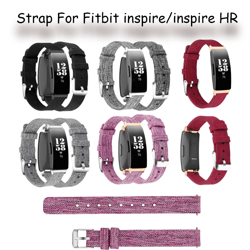 

Wrist Strap For Fitbit Inspire/ Inspire HR Nylon Woven Fabric Wristband Watch Replacement Wristband Smart Wearable Accessories