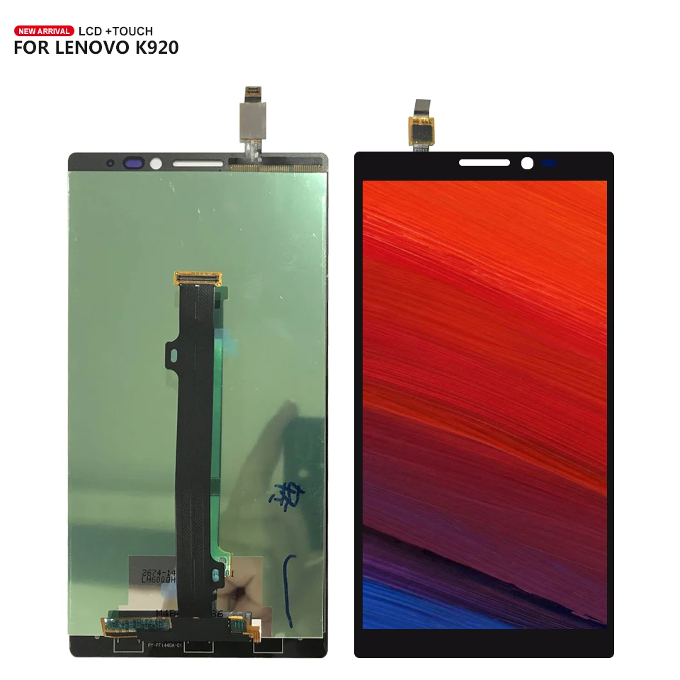 Для lenovo VIBE Z2 Pro K920 сенсорный экран дигитайзер 2560x1440 ЖК-дисплей в сборе