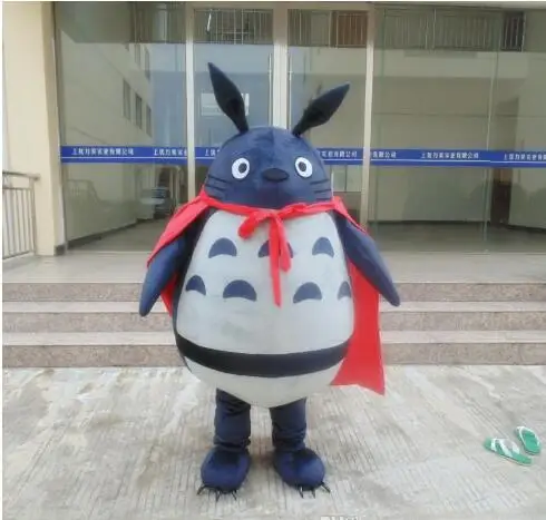 Fast Ship My Neighbor Totoro Mascot Costume Chinchilla Cartoon Costume Christmas Party fancy Dress Adult size Factory Direct Sale