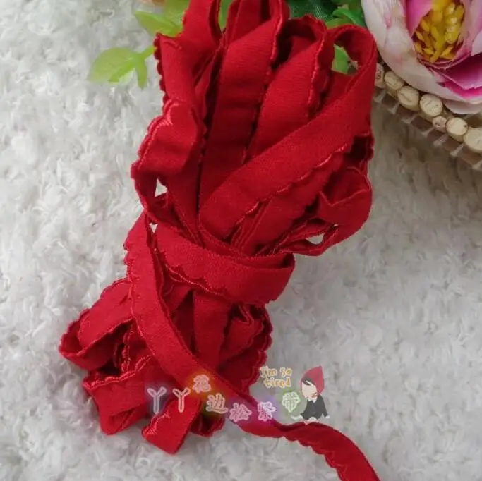 Lace Ribbon Lace Sewing Supplies Lace Sewing Accessories Lace Accessories Lace Garment Accessories Lace Hair Accessories 6 Meters/lot 1cm Width Stretchy Lace Trim Diy Sewing Garment Lace Ribbon for Headband Craft