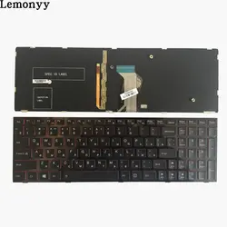 Новая русская клавиатура для Lenovo y590 Y500 Y510P RU Ноутбук с рамкой Blacklight