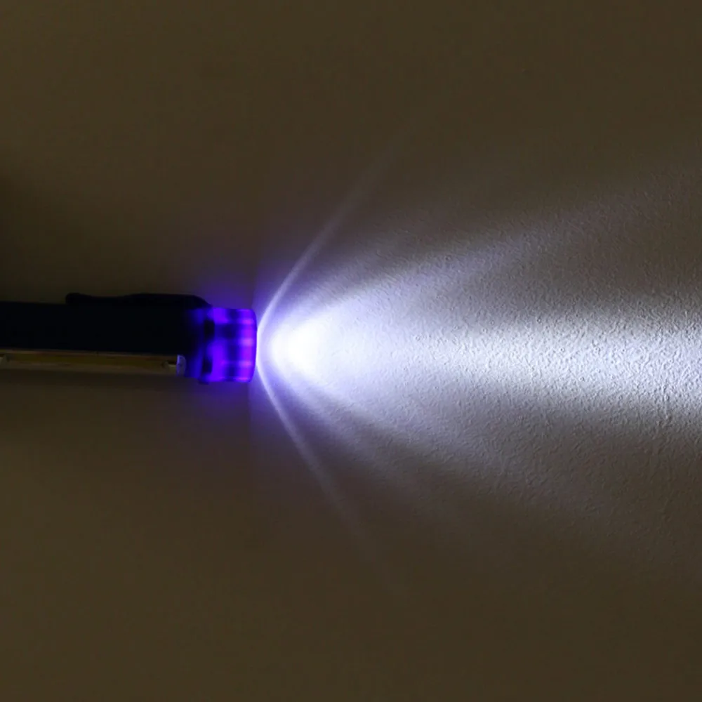 Портативный мини-ручка светильник рабочий инспекционный фонарь COB светодиодный Многофункциональный ремонтный светильник-вспышка ручной фонарь с магнитом AAA