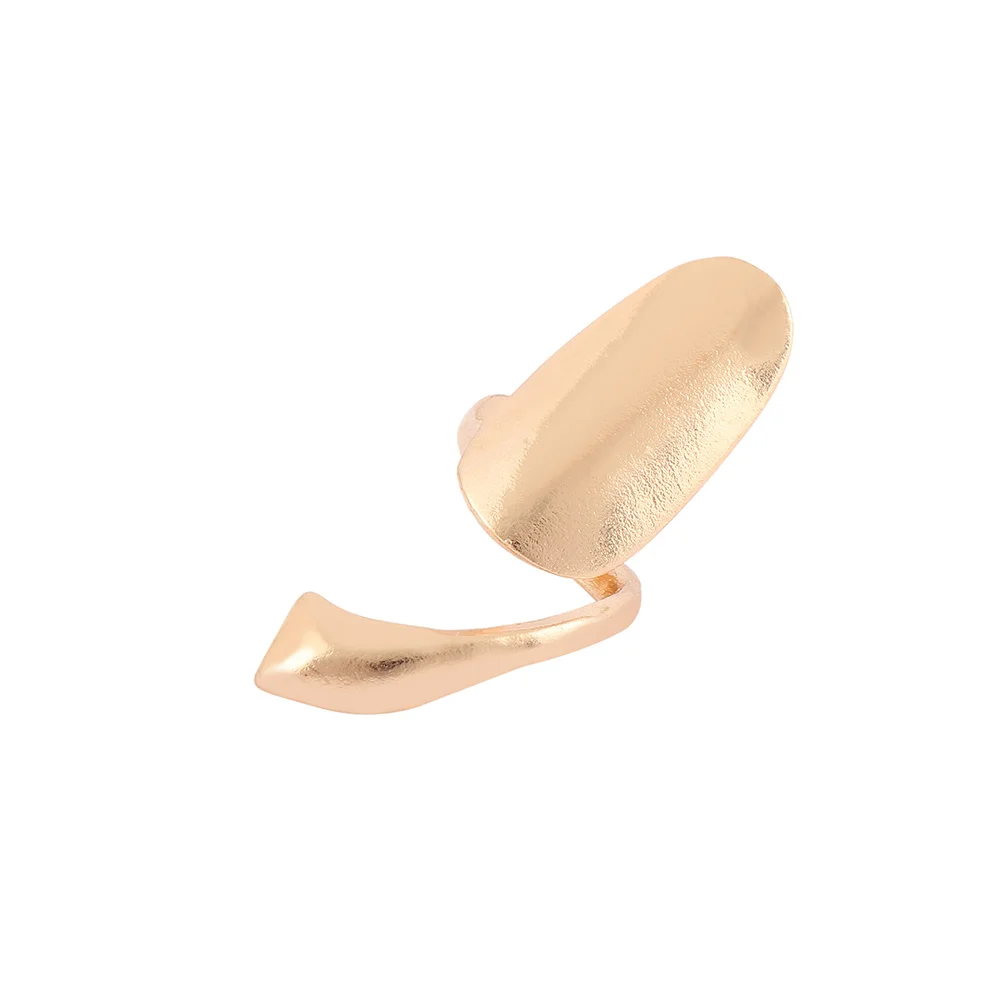 Fashion Punk False Nails Alloy Metal Finger Rings Women Jewelry 1pcs
