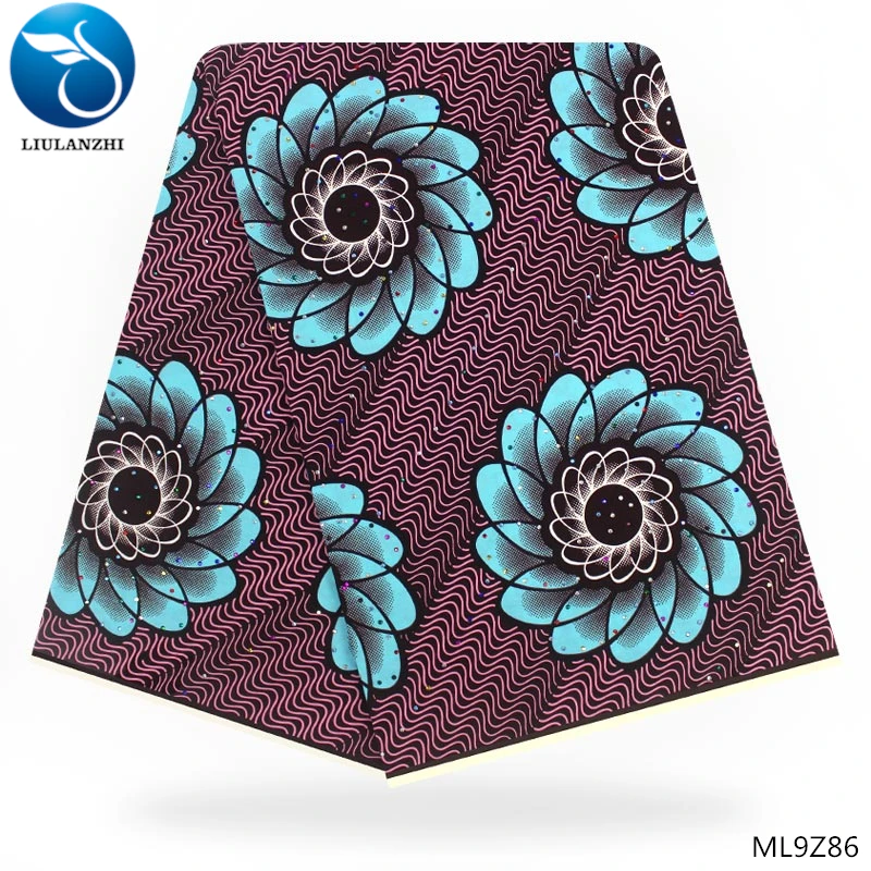 

LIULANZHI african wax prints fabric Ankara 100%Cotton Fabric Stones Holland wax ML9Z77-94