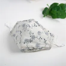 5 шт./уп. осень и зима новые натуральные льняные регулируемые носимые Morning Glory печать Пылезащитная дымка теплые дыхательные маски