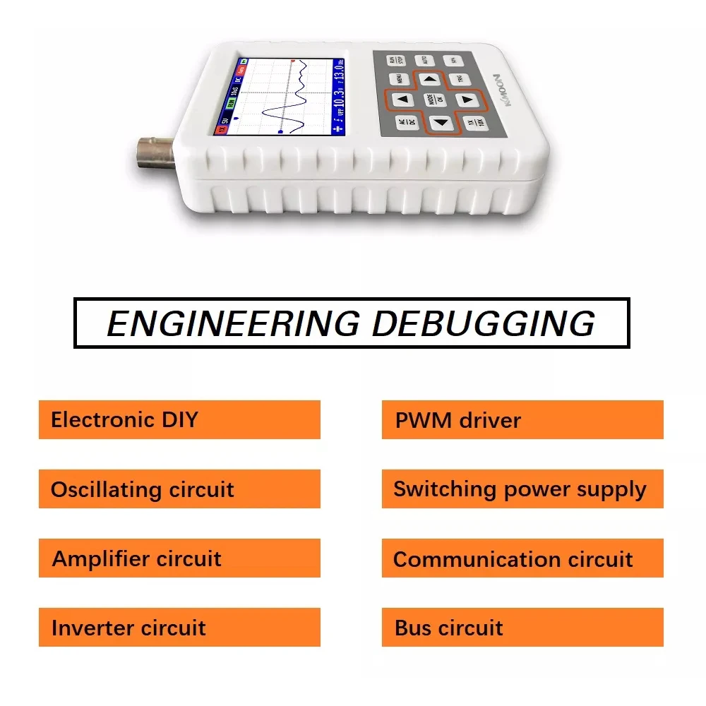 

DSO PRO Digital Oscilloscope Handheld Oscilloscope Mini Palm Size Oscilloscope with 5M Bandwidth 20MS/s Sampling Rate