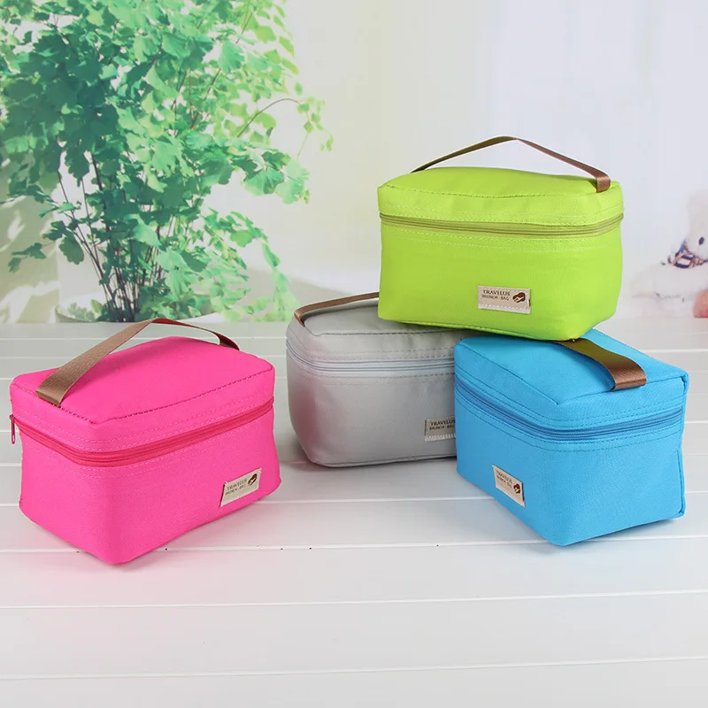 New Mini and small Lunch Bags Pouch Storage Box Flowers Insulated ...