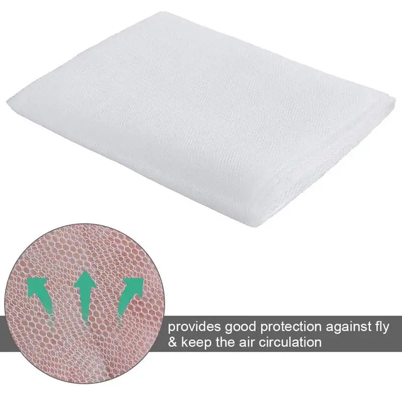 1.3m x 1.5m Mosquito Net for Windows Window Insect Mosquito Screen Mesh Netting with 1 Roll Self-Adhesive Tape