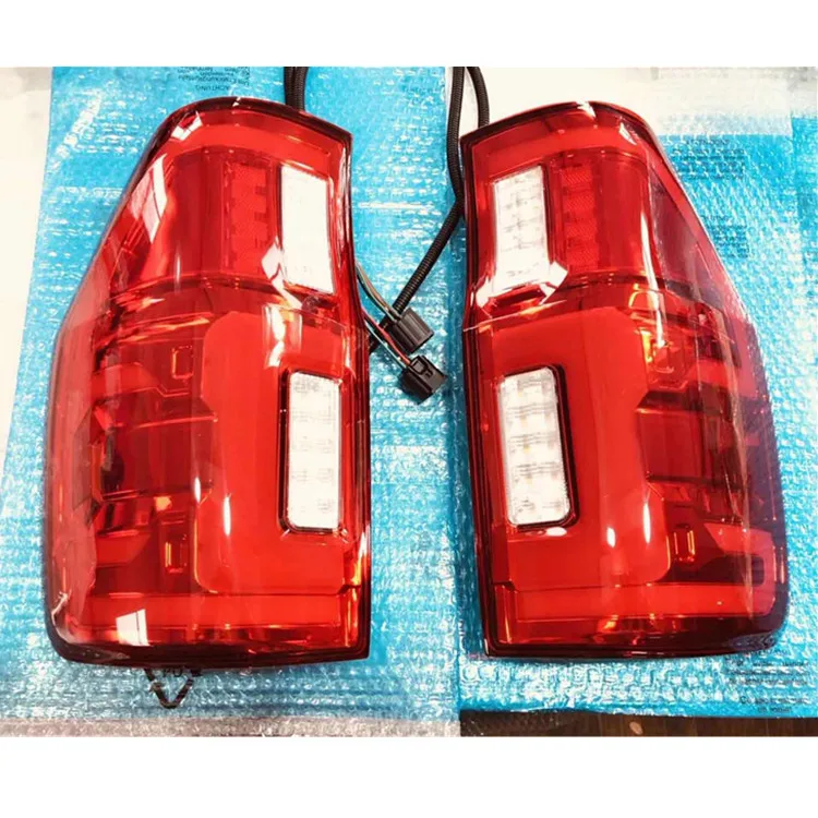 2012- для ford Ranger T6 T7 T8 пикап изогнутый светильник дневной ходовой светильник светодиодный ranger задний светильник s - Цвет: red