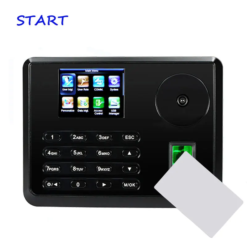 

ZK Palm Time Attendance Biometric Fingerprint Time Clock With 13.56MHz MF Card Reader Palm Employee Attendance